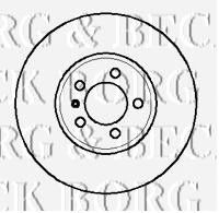 BORG & BECK bbd4088 -  Тормозной диск